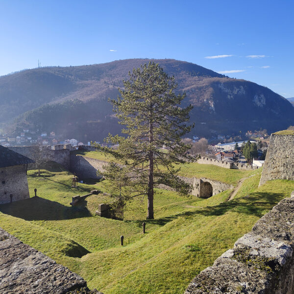 Dziedziniec twierdzy Jajce