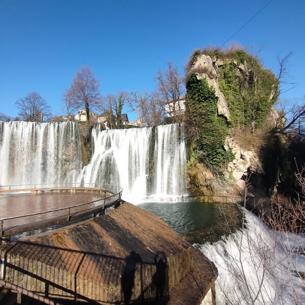 Jajce wodospad po sezonie